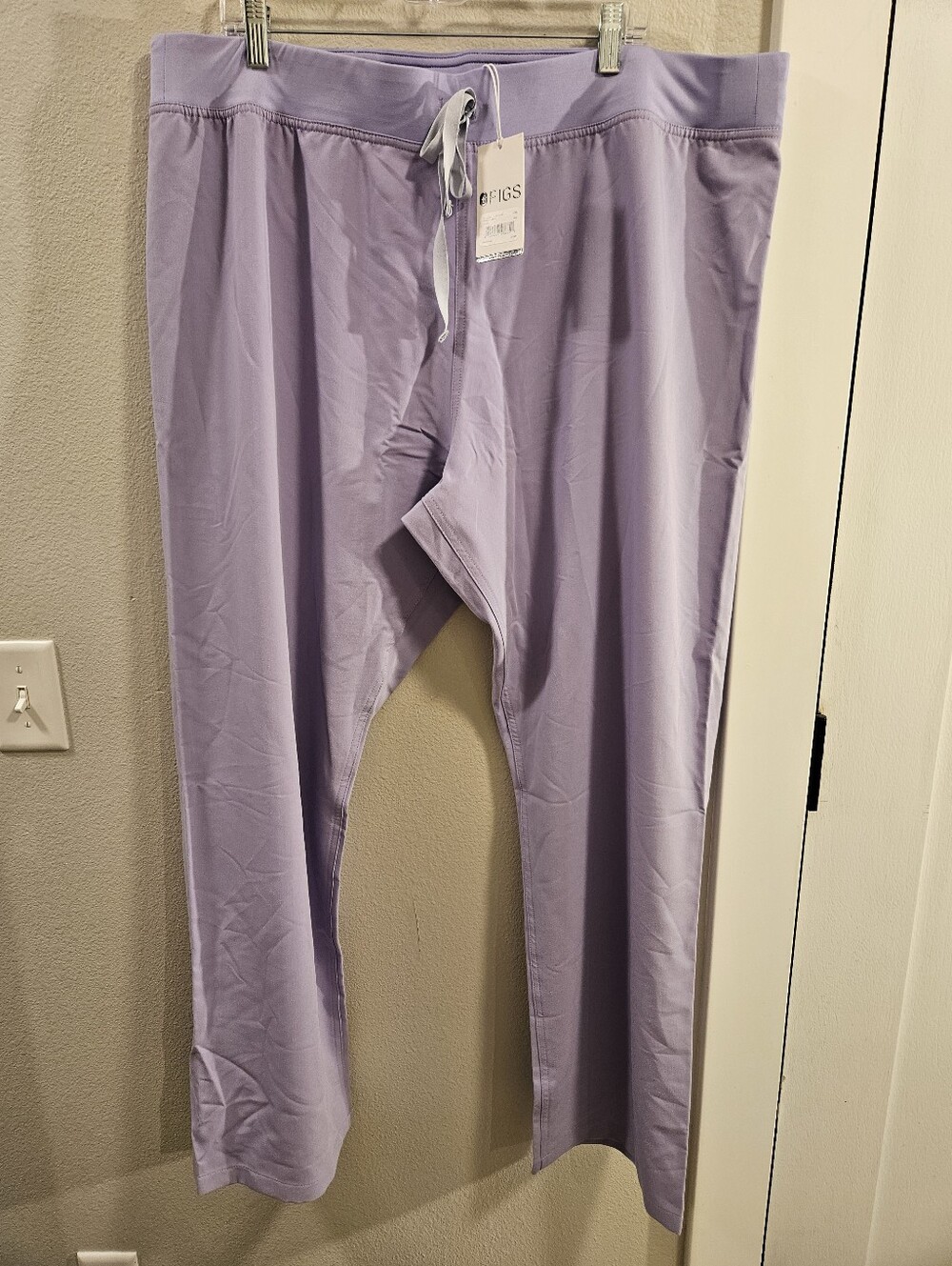 FIGS Livingston Basic Scrub Pants Women Size 2X New Lavender